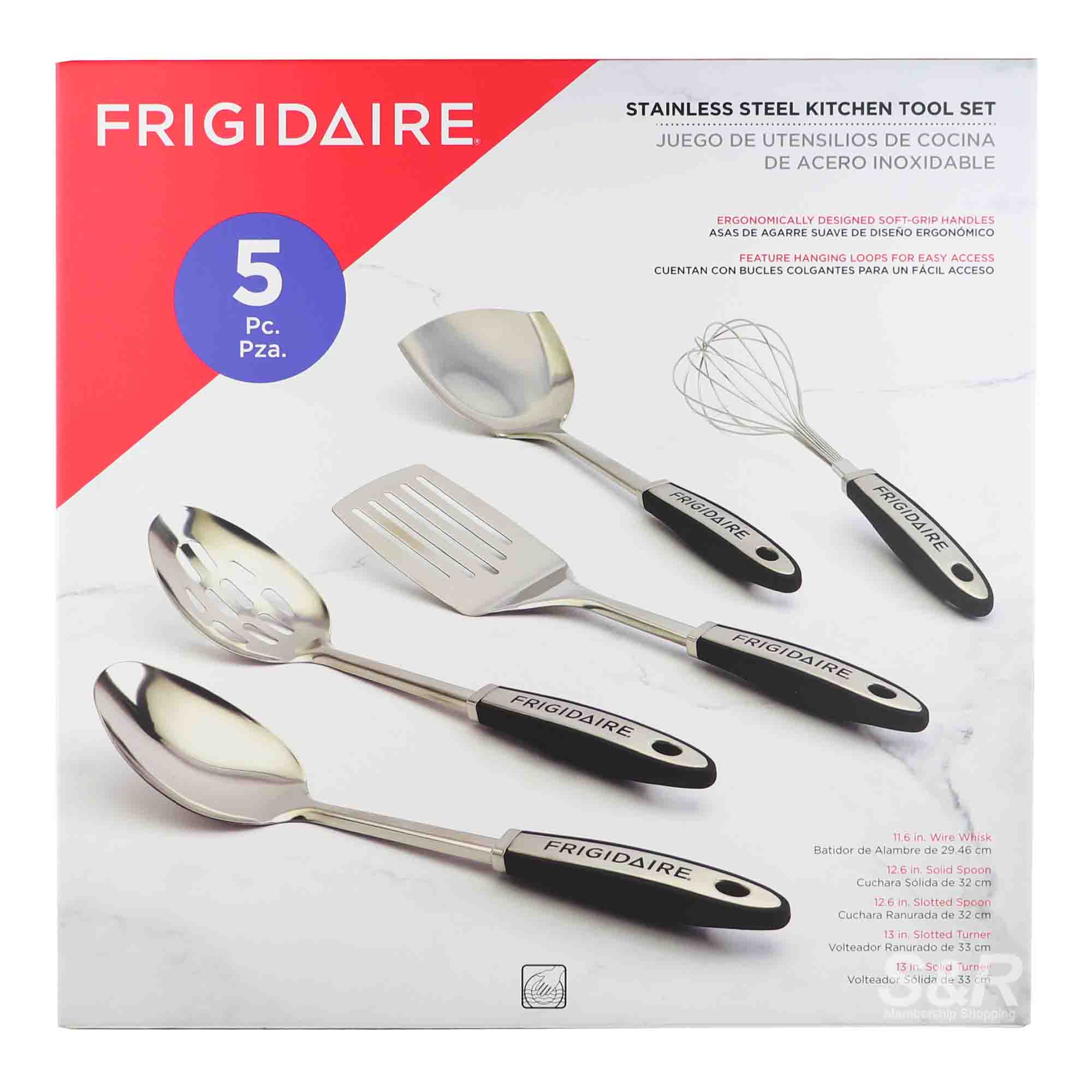 Frigidaire Stainless Steel Kitchen Tool Set 5pcs